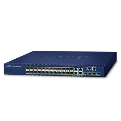 Planet - SGS-5240-20S4C4XR - Layer 2+ 20-Port 100/1000X SFP + 4-Port Gigabit TP/SFP Combo + 4-Port 10G SFP+ Stackable Managed Switch with 48V redundant power