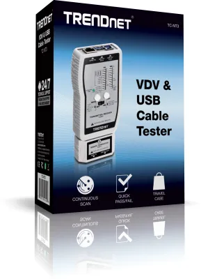 TRENDNET - TC-NT3 - VDV & USB Cable Tester