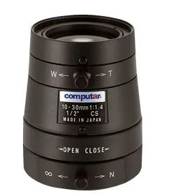 Computar - H3Z1014CS - 1/2" 10-30mm f1.4 w/iris & focus, Day/Night