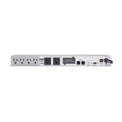 Cyber Power - CP500PFCRM1U - 500VA/300W 1U Rackmount UPS, 6 NEMA 5-15R Outlets, NEMA 5-15P Plug, 10 Ft. Cord