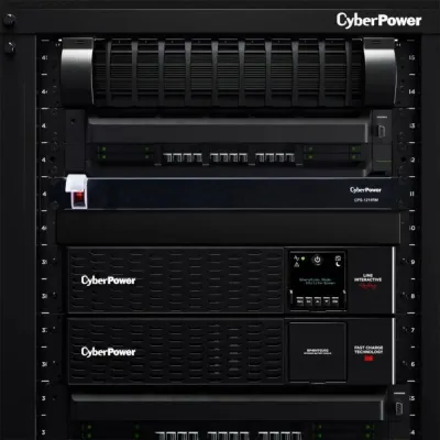 Cyber Power - CPS1215RM - 120 V, 50Hz/60Hz, NEMA 5-15P plug, 10 NEMA 5-15R, 1U Rackmount, 15 ft Cord