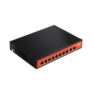 Wi-Tek - WI-PS210G - 8FE+2GE uplink 250M Long Range PoE Switch with 8Port PoE