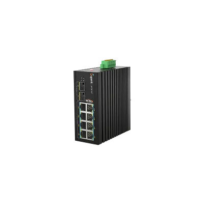 Wi-Tek - SP3010F - 8GE+2SFP Fiber Uplink Unmanaged Industrial PoE Switch with 8Port PoE