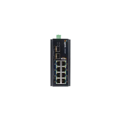 Wi-Tek - SP3010F - 8GE+2SFP Fiber Uplink Unmanaged Industrial PoE Switch with 8Port PoE