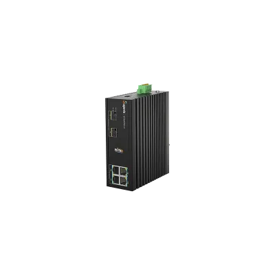 Wi-Tek - SP3006FM-L2 - 4GE+2*2.5G SFP Fiber Uplink L2 Managed Industrial PoE Switch with 4Port PoE