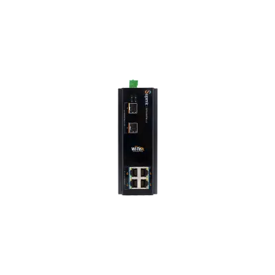 Wi-Tek - SP3006FM-L2 - 4GE+2*2.5G SFP Fiber Uplink L2 Managed Industrial PoE Switch with 4Port PoE