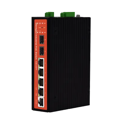 Wi-Tek - WI-PMS306GF-I - 4GE+2SFP Fiber Uplink Managed Industrial PoE Switch with 4Port PoE