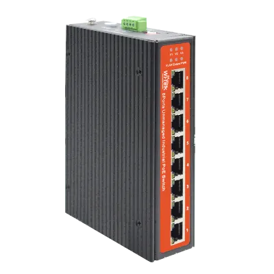 Wi-Tek - WI-PS208-I  - 8FE Industrial PoE Switch with 8Port PoE