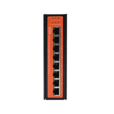 Wi-Tek - WI-PS208-I  - 8FE Industrial PoE Switch with 8Port PoE