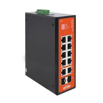 Wi-Tek - WI-PS212GF-I - Hardened PoE Switch