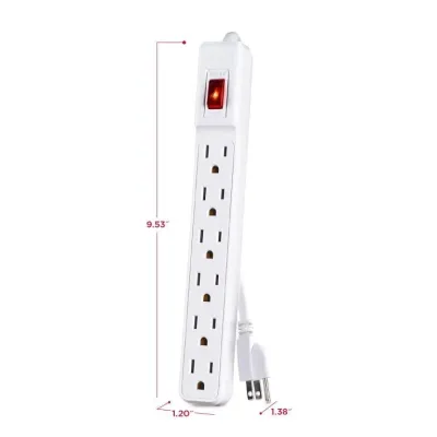 Cyber Power - GS60304 - Power Strip, 6-outlet power strip, 3' cord