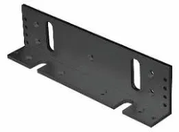 SECO-LARM - E-941S-1K2B/LQ - Black "L" Bracket for Mounting E-941SB-1200, E-941SB-1K2PQ, E-941DB-1K2PQ.