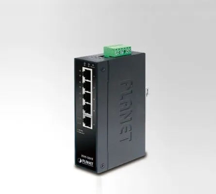 Planet - IGS-501T - IP30 Slim type 5-Port Industrial Gigabit Ethernet Switch (-40 to 75 degree C)