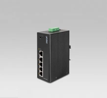 Planet - ISW-504PS - IP30 Industrial Web Smart Ethernet Switch 5-Port 10/100Base-TX with 4-Port PoE (-10 ~ 60C)