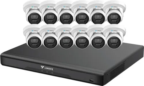 Luminys - K5T-16D2A4 - 16 Channel LumiDeterrent 12 x 5MP Cameras
