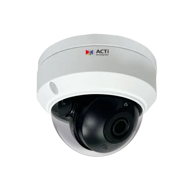 ACTi - K73 - 5MP Deep Learning AI f2.8mm Outdoor Fixed Dome with IR LED 50m, WDR 130dB