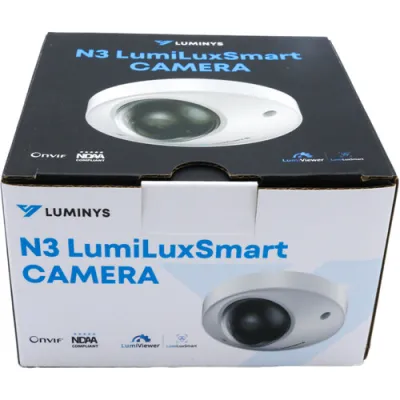 Luminys - N3W-4LA2 - N3-L Starter Series 4MP LumiLuxSmart IP Wedge Dome 2.8 mm, IR, White-light LEDs, and Dual-mode