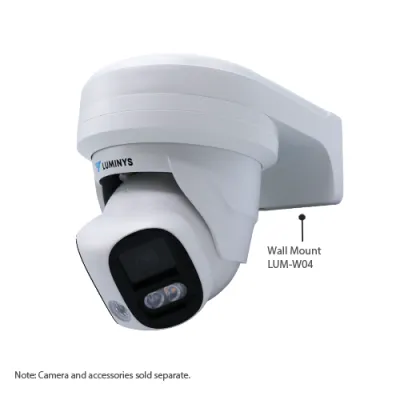 Luminys - N5P-8DA2  - 2 x 4MP Network LumiDeterrent Stitched Turret Camera, 2.8 mm Lens