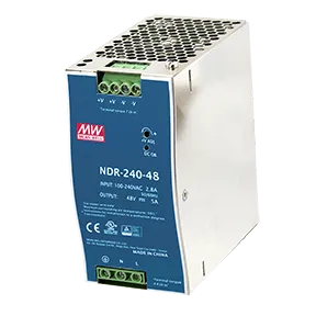 Vivotek - NDR-240-48 - 240W Single Output Industrial DIN RAIL Power Supply, 48V