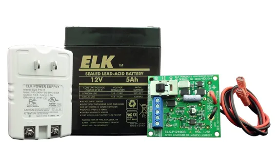 ELK - P1215K - Pwr Supply & Charger Bd Kit w/ 5Ah Battery