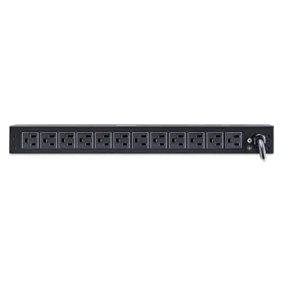 Cyber Power - PDU15M2F12R - 15A (Derated to 12A), 120 V, 50Hz/60Hz, NEMA 5-15P plug, 14 NEMA 5-15R, 1U Rackmount, 15 ft Cord, Limited Lifetime Warranty