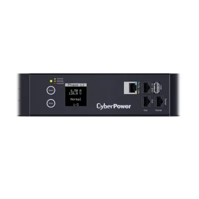 Cyber Power - PDU41001 - Switched PDU 15A 120V NEMA 5-15P input 8 NEMA 5-15R output 12ft cord 1U