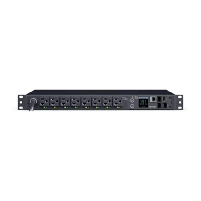 CYBERPOWER - PDU41023 - Switched PDU 30A 120V NEMA L5-30P input 16 NEMA 5-20R output 12ft cord 1U 3 Year Warranty