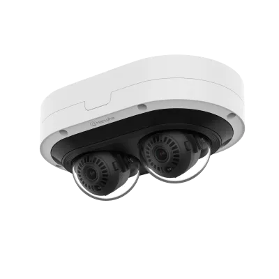 Hanwha - PNM-C7083RVD - 2MP X 2 Multi-Directional AI Outdoor Dome Camera