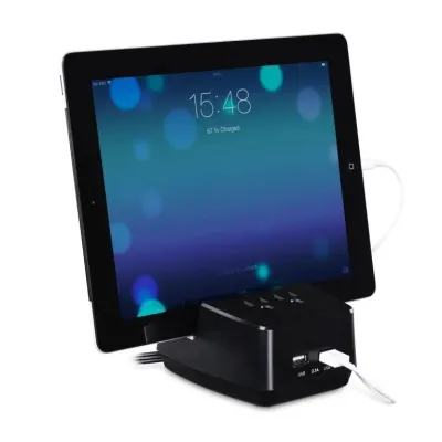 Cyber Power - PS205U - Dual Power Station 2-Outlets with 2-2.1A USB Charging Ports and 5FT Cord