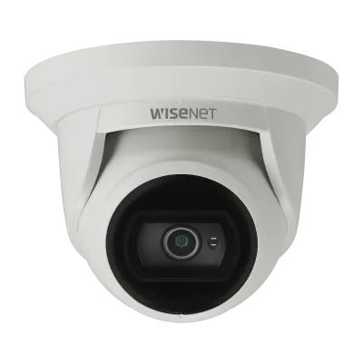 Hanwha - QNE-8021R - 5 MP Super-Compact Flateye Camera (White Color)