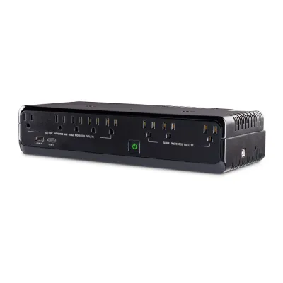 Cyber Power - SL950U - 950VA/510W Slim Line Standby UPS, 8 NEMA 5-15R Outlets, NEMA 5-15P Plug, 5 Ft Cord