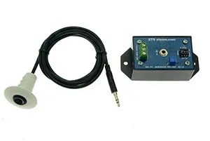 ETS - SM1-SF - Flush mount, Omni-directional, Circular Plug Type Microphone with Small form Factor Pre-amplifier