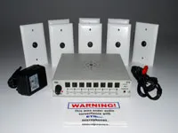 ETS - SM9 - 8 SM1 Microphones, SM8 Switcher/Mixer/Amplifier Kit