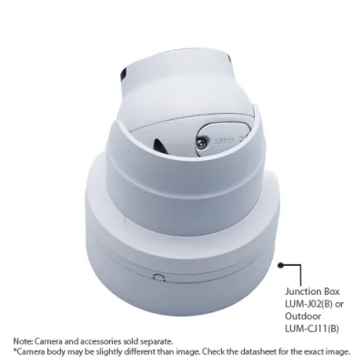 Luminys - N3T-5DA2 - 5MP Network LumiDeterrent Flashing White-light Turret Camera, 2.8mm Lens