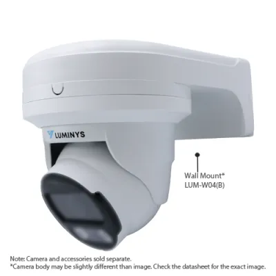 Luminys - N5T-8DAV - 8MP Network LumiDeterrent Turret Camera 2.7-13.5mm, IR White-lights, Dual-mode