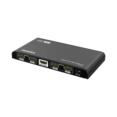 Avycon - AVA-HDMI-SPT-1IN4OUT-HDR2 - HDMI Splitter, 1 In / 4 Out, HDMI 3D and 4K & 2K Support