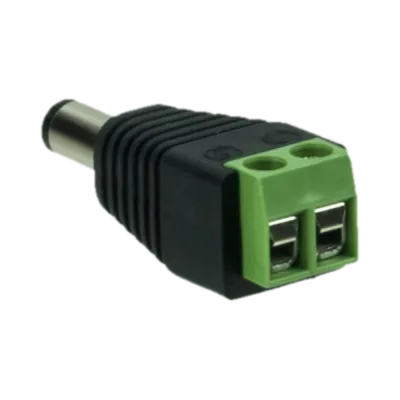 Avycon - AVA-PIGTAIL-TM-M - DC Plug Terminal Block, Male (Connects to Power Source End)