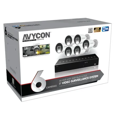 AVYCON - AVK-NB41B6-2T - 4MP Diversity InfiniteColor 4MP IP Kit