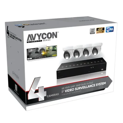 AVYCON - AVK-NB81E4-1T - 8MP Diversity InfiniteColor 8MP IP Kit