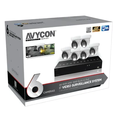 AVYCON - AVK-NB81E6-2T - 8MP Diversity InfiniteColor 8MP IP Kit