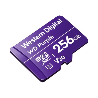 Avycon - AVY-WDD256G1P0C - WD Purple Surveillance 24/7 Drive, MicroSD Card, 256GB Capacity