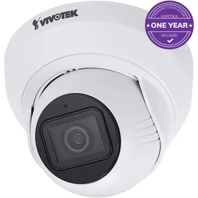 Vivotek - IT839-H-1Y - VORTEX Essential Series 2.8mm 20FPS, 5MP Outdoor  IP Security Camera, Includes 1 Year Standard License