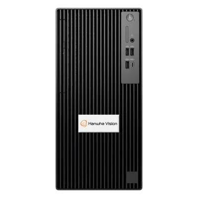 Hanwha - WRT-P-3104L1-16TB - Mini-tower form factor Wisenet WAVE Network Video Recorder with 4 Professional licenses, Wisenet WAVE pre-installed, 16TB raw, 170Mbps recording B/W, (1) 3.5" HDD, (14th Gen) Intel Core i3, 16GB RAM, 512 GB SSD OS Drive, 