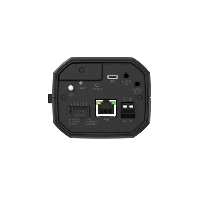 Hanwha - XNB-A6004 -  2MP AI Box Camera, H.265/H.264/MJPEG Codec, USB-C Port