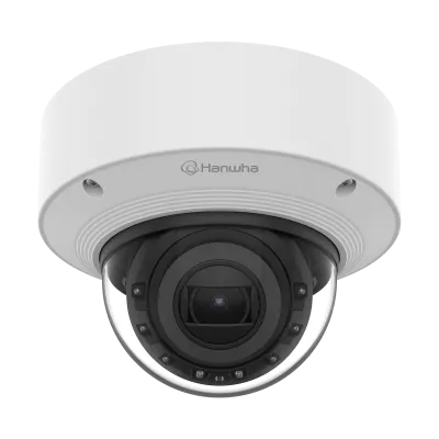 Hanwha - XNV-A6084R - 2MP IR Outdoor Vandal Dome AI Camera