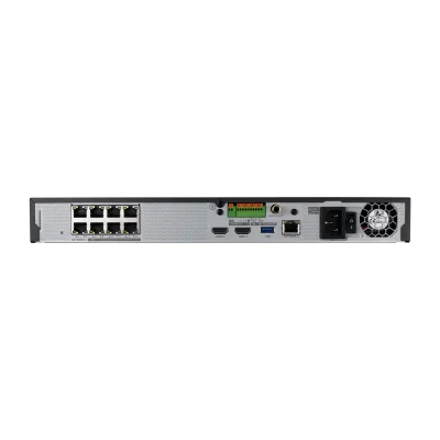 Hanwha - XRN-815S-16TB - 8 Channel Network Video Record Up To 12MP with 8 PoE/PoE+ Ports, 16TB