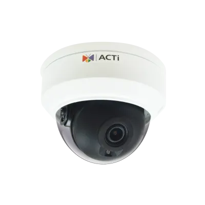 ACTi - Z913 - 8MP Deep Learning AI LightGuard f2.8mm Outdoor Fixed Dome with IR LED 50m, WDR 130dB
