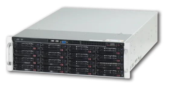Ganz - ZNR-126TB-R - 10x18TB(180TB raw), 6Gb/s HDD's, RAID5, 240G NVME, Win 11 Pro (64bit), 1 x XEON W5-2465X 16 CORE CPU